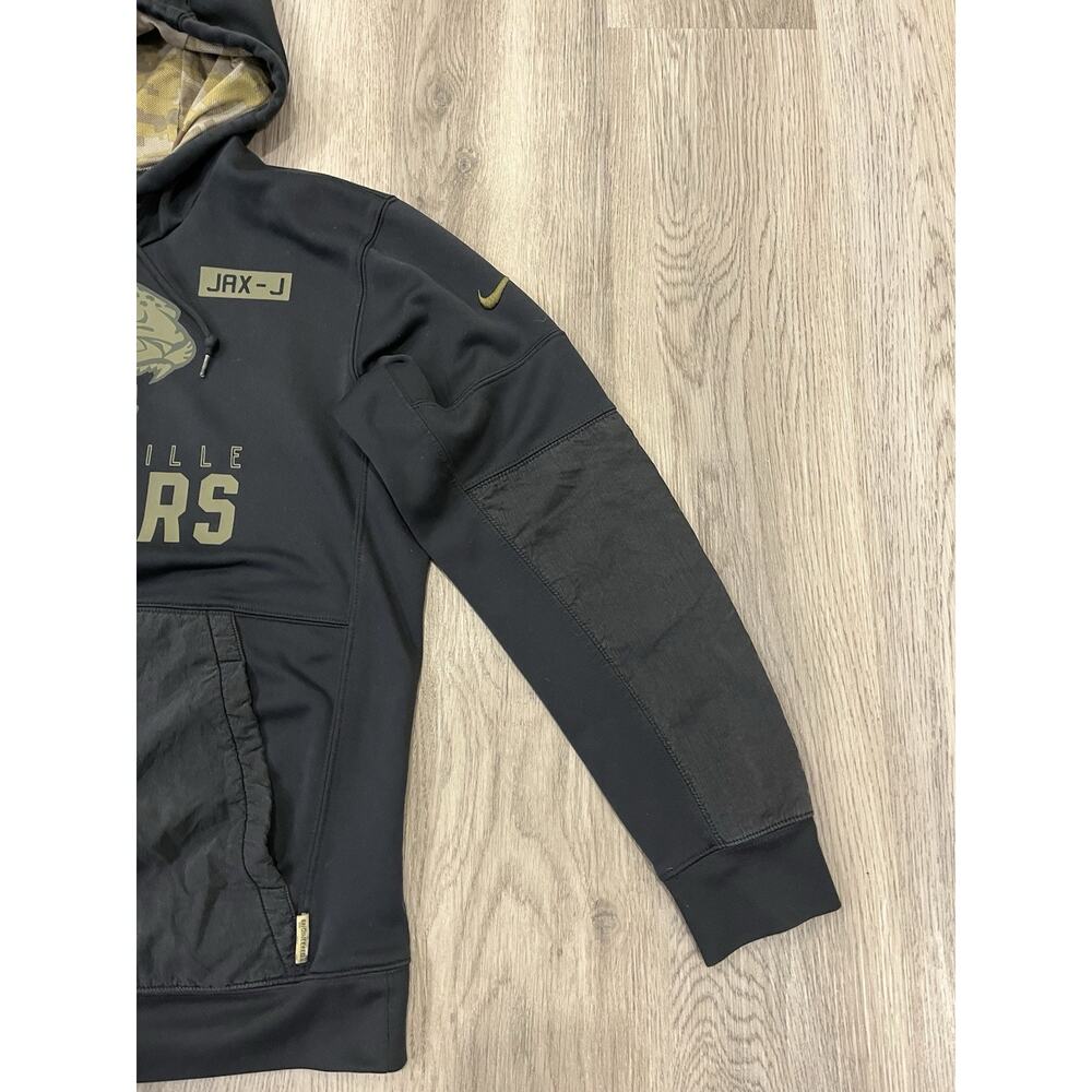 Jacksonville Jaguars Nike On Field Salute To Service Hoodie Mens Large L Black - Picture 6 of 12